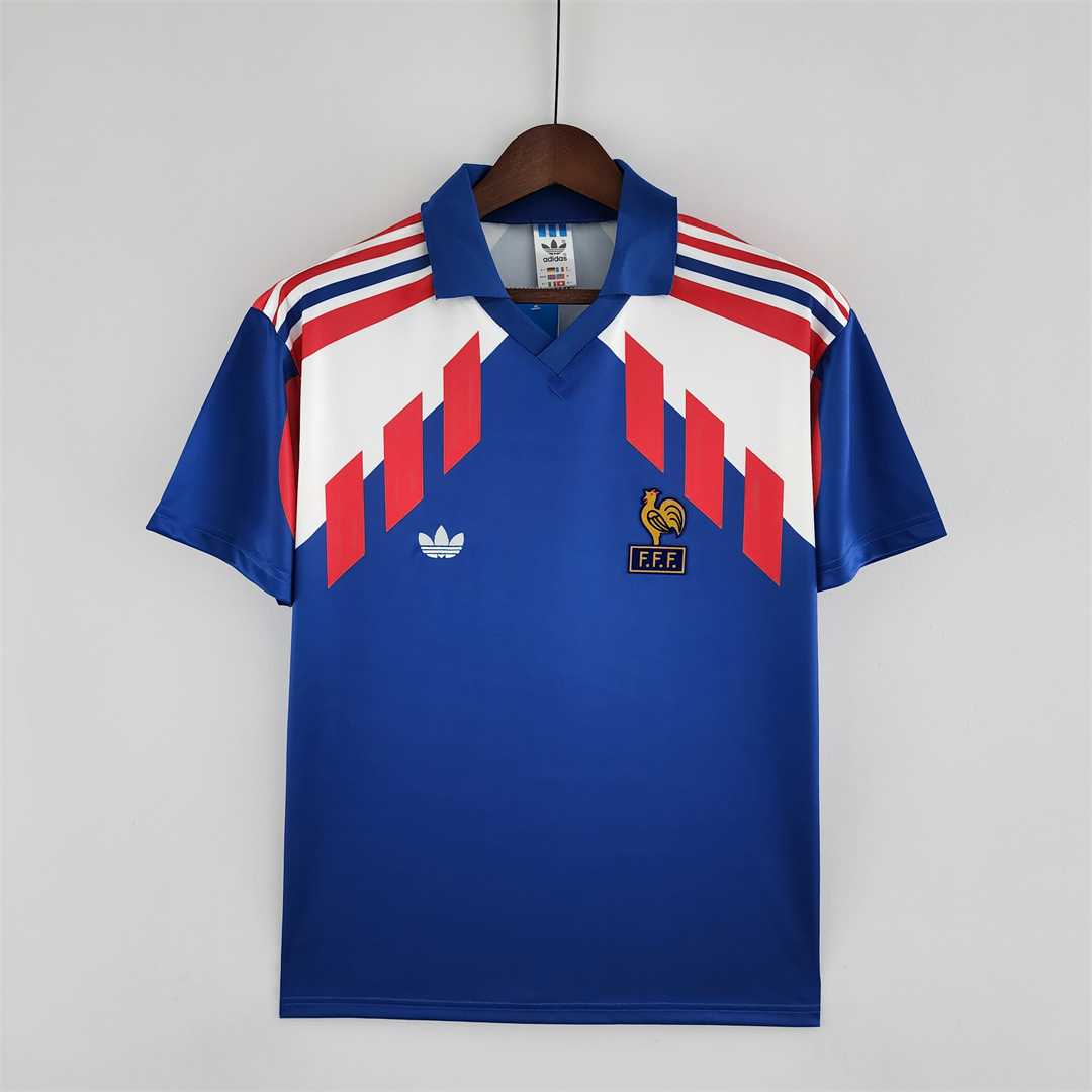 AAA Quality France 90/92 Home Soccer Jersey